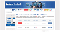 Desktop Screenshot of festnetz-vergleich.de